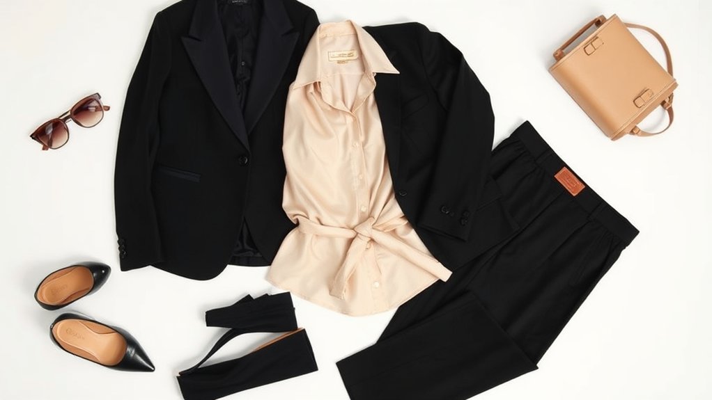 wszechstronne stylowe spodnie do garnituru